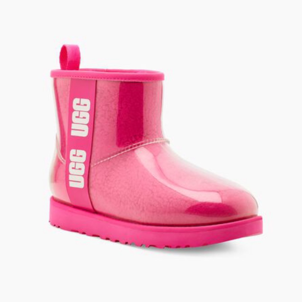 Pink rain boot uggs